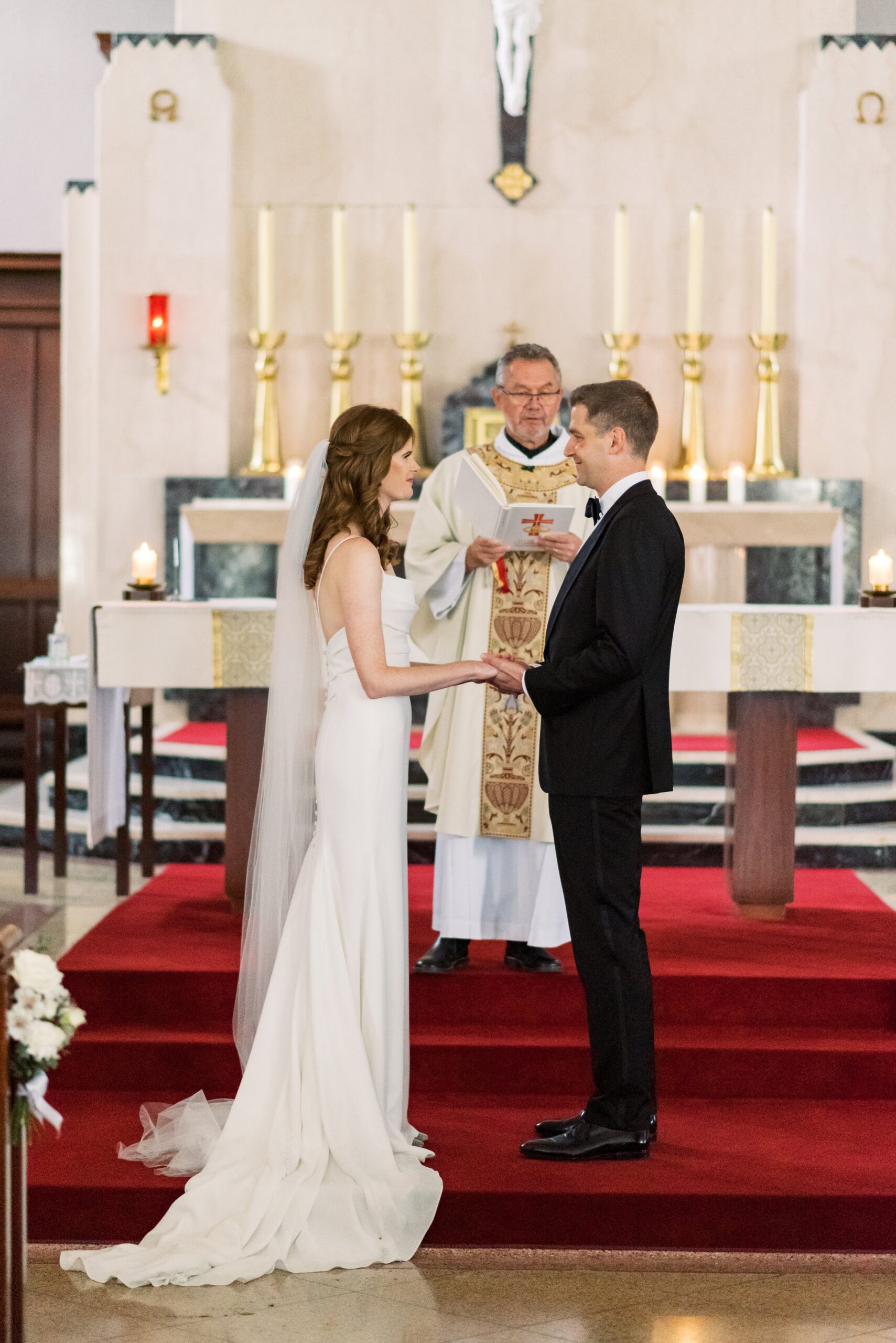 Wedding Ceremony at Saint Thomas Aquinas Church in Halifax, Nova Scotia