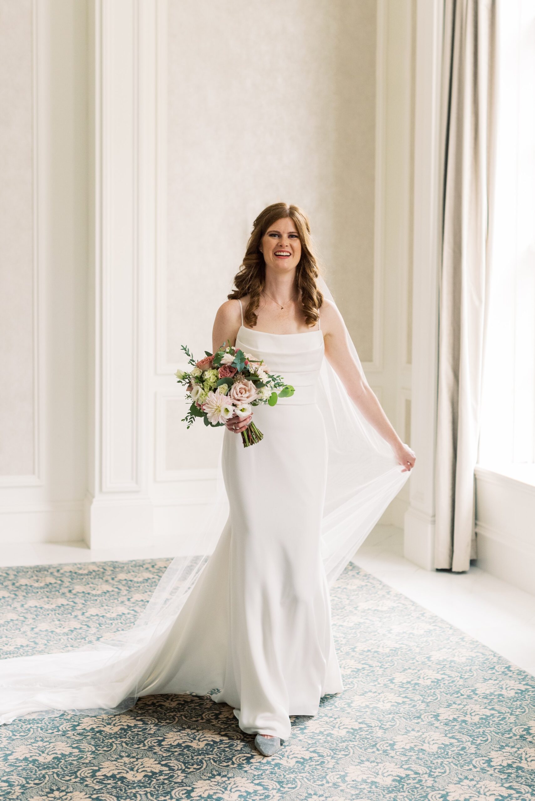 Bridal portrait at Lord Nelson Hotel