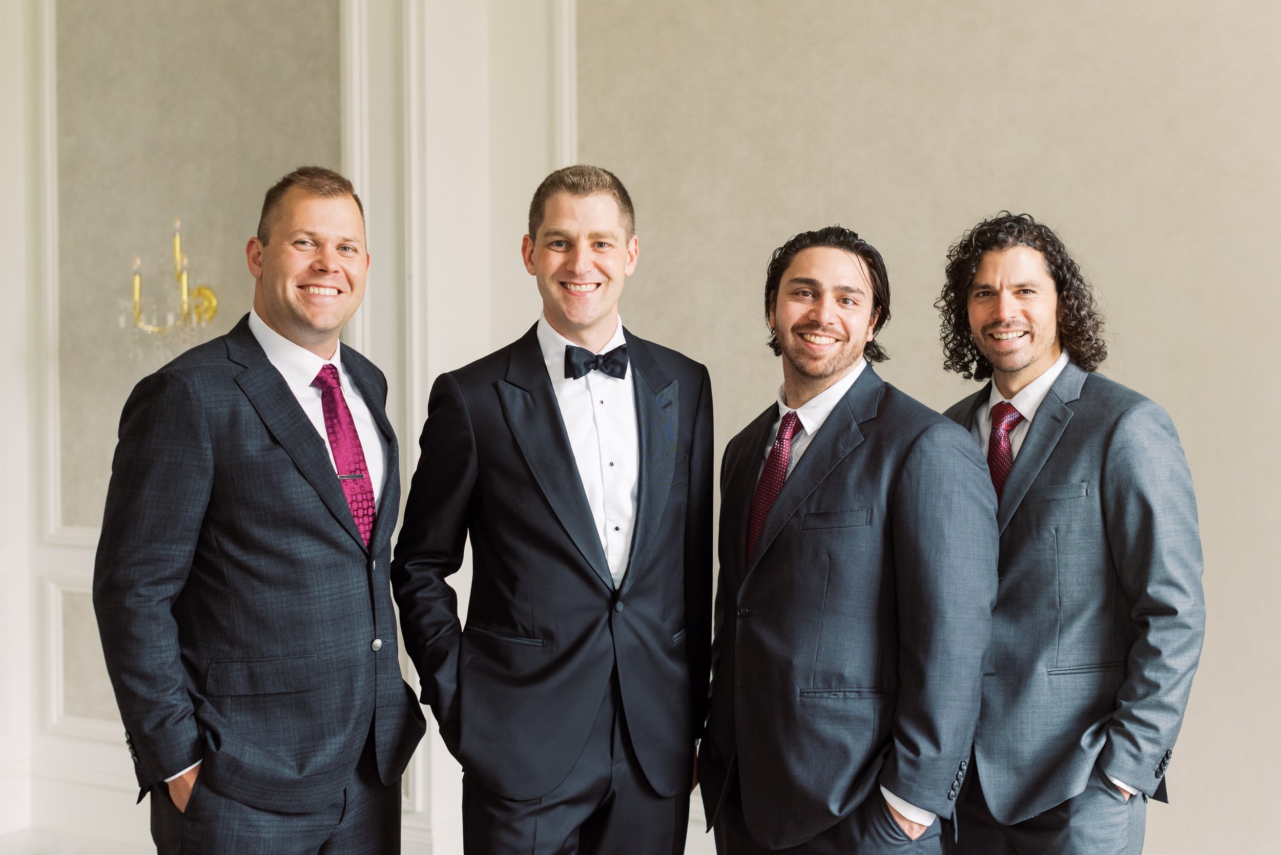 Groomsmen photo at Lord Nelson Hotel in Halifax