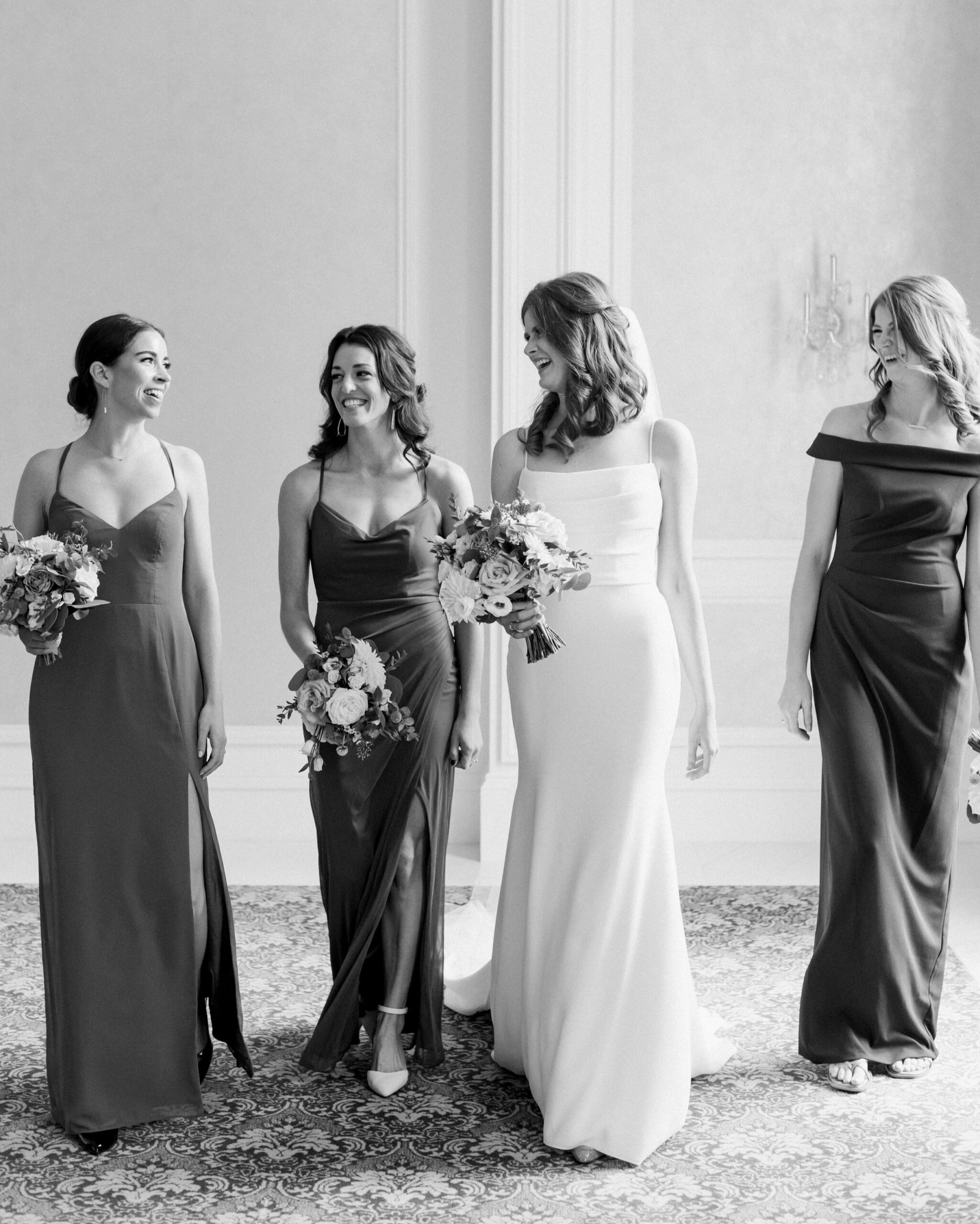 Bridal party photos at Lord Nelson Hotel